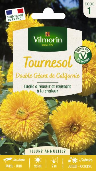 Fleurs - Tournesol Double Géant de Californie - PACKAGING_RECTO
